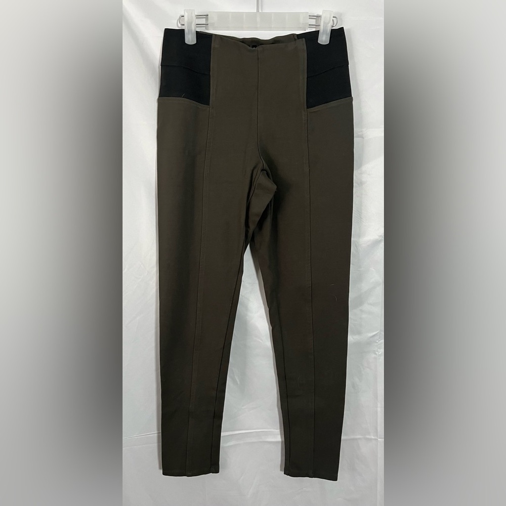 Dynamite Olive High Waist Front Seam Skinny Pants M